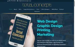 Total Concept | Cape Coral Website & Graphic Art Design website