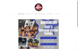 All American Dance Factory website
