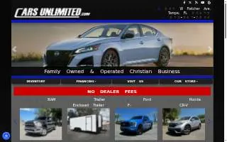 Cars Unlimited of Carrollwood website