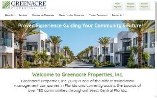 Greenacre Properties Inc of Northdale website
