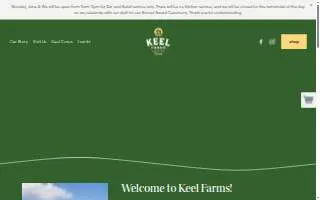 Keel Farms of Carrollwood website