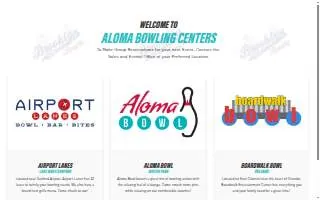 Aloma Bowl of Casselberry website