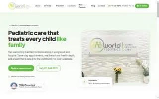 One World Pediatrics website