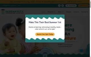 Serendipity Learning Center of Casselberry website