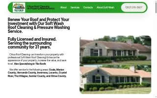 Citrus Roof Cleaning & Property Maintenance website