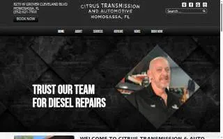 Citrus Transmission & Auto website
