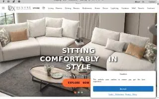 Deluxe Home Decor & Furniture website