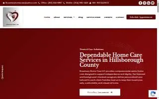 Rosemary Home Care website