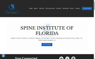 Spine Institute of Florida: M. Nicholas Perenich, DO