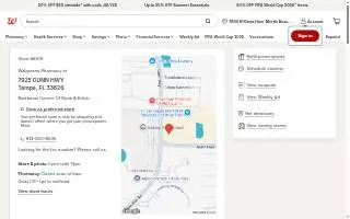 Walgreens of Citrus Park website