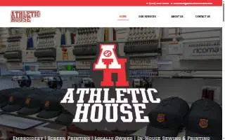 Athletic House website
