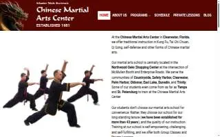 Chinese Martial Arts Center website