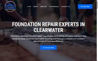 Clearwater Foundation Repair Guys website