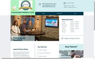 Countryside Pediatric Care: Clearwater website