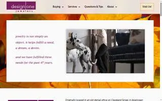 Design One Jewelers website