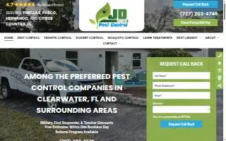 JD Smith Pest Control website