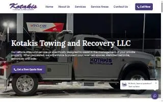 Kotakis Towing & Recovery LLC of Clearwater website