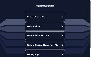 MD Now Urgent Care - Clearwater South website