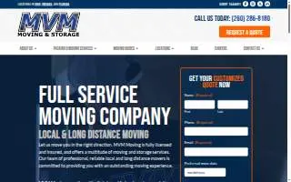MVM Moving & Storage of Clearwater website