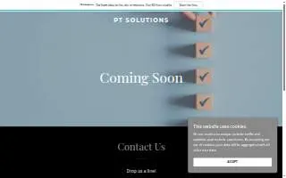 PT Solutions of Clearwater website