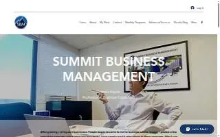 Summit Business Management website