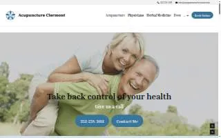 Acupuncture Clermont website