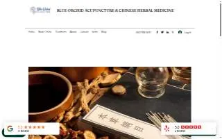 Blue Orchid Acupuncture website