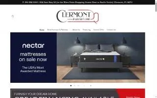 Clermont Furniture website