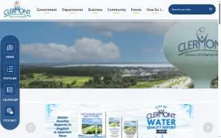 Clermont Wellness Center website