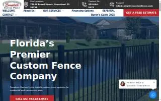 Complete Custom Fence of Groveland website