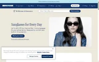 MyEyeDr. of Clermont website