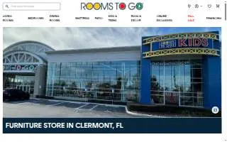 Rooms To Go of Clermont website