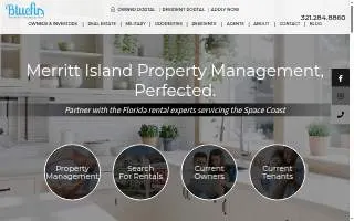 Bluefin Property Management of Cocoa Beach website
