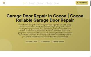 Cocoa Reliable Garage Door Repair of Cocoa Beach