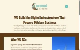 Coconut Breeze Media LLC of Cocoa Beach website