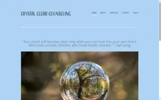 Crystal Clear Counseling website