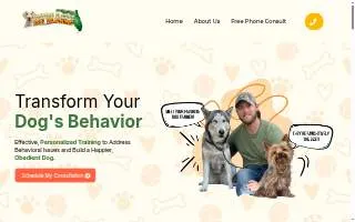 Eastern Florida Dog Training website