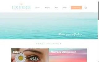 Glow Beachside Cosmetic Dermatology and Wellness website