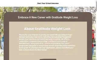 Gratitude Weight Loss of Cocoa Beach website