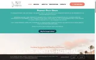 Island Animal Hospital on Cocoa Beach website