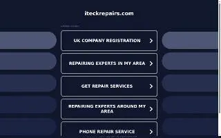iTeck Repairs Cocoa website