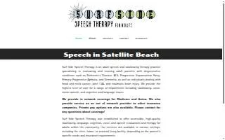 Surf Side Speech Therapy for Adults of Cocoa Beach website