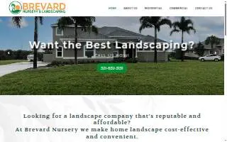 Brevard Nursery & Landscaping Inc website