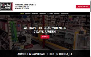 Combat Zone Sports Airsoft, Paintball & Real Steel Accessories