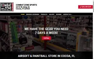 Combat Zone Sports Airsoft, Paintball & Real Steel Accessories website