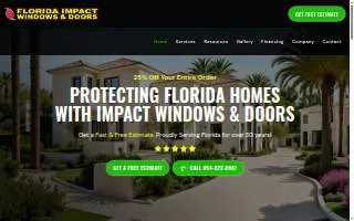 Florida Impact Windows & Doors website