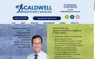 George Caldwell, MD | Caldwell Sports Medicine