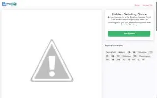Hidden Detailing website