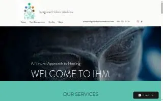 Integrated Holistic Medicine website