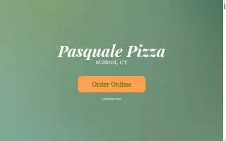 Pasquale's Pizza Co website